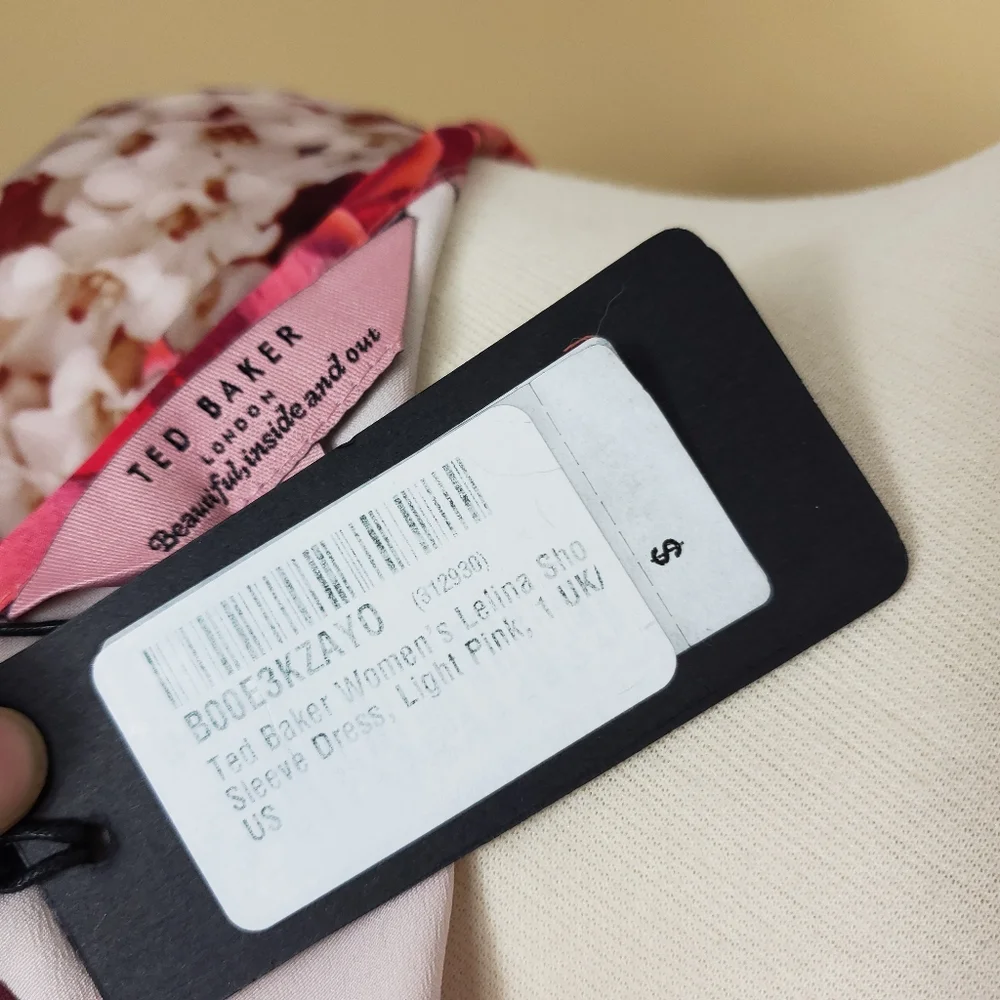 Ted Baker Pink Floral Dress - Picture 7 of 8